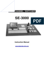 Se3000manual_vedio Switcher Mannual