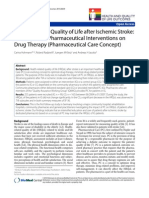 Health-Related Quality of Life After Ischemic Stroke: The Impact of Pharmaceutical Interventions On Drug Therapy (Pharmaceutical Care Concept)