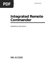 Download Sony RM-AV3000 Owners Manual by Zer0Nin3r SN22641919 doc pdf