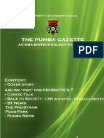 The PUMBA Gazette June Edition