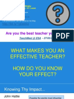 Are You The Best Teacher You Can Be?