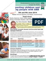 Supporting children and
young people with ASD