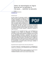 De Cómo La Tecnología No Logra Integrarse en La Escuela a Menos Que GRSO 2004