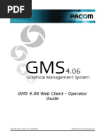 GMS 4.06 Web Client - Operator Guide