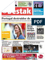 Capa de Jornal Barbara Castanheira n8