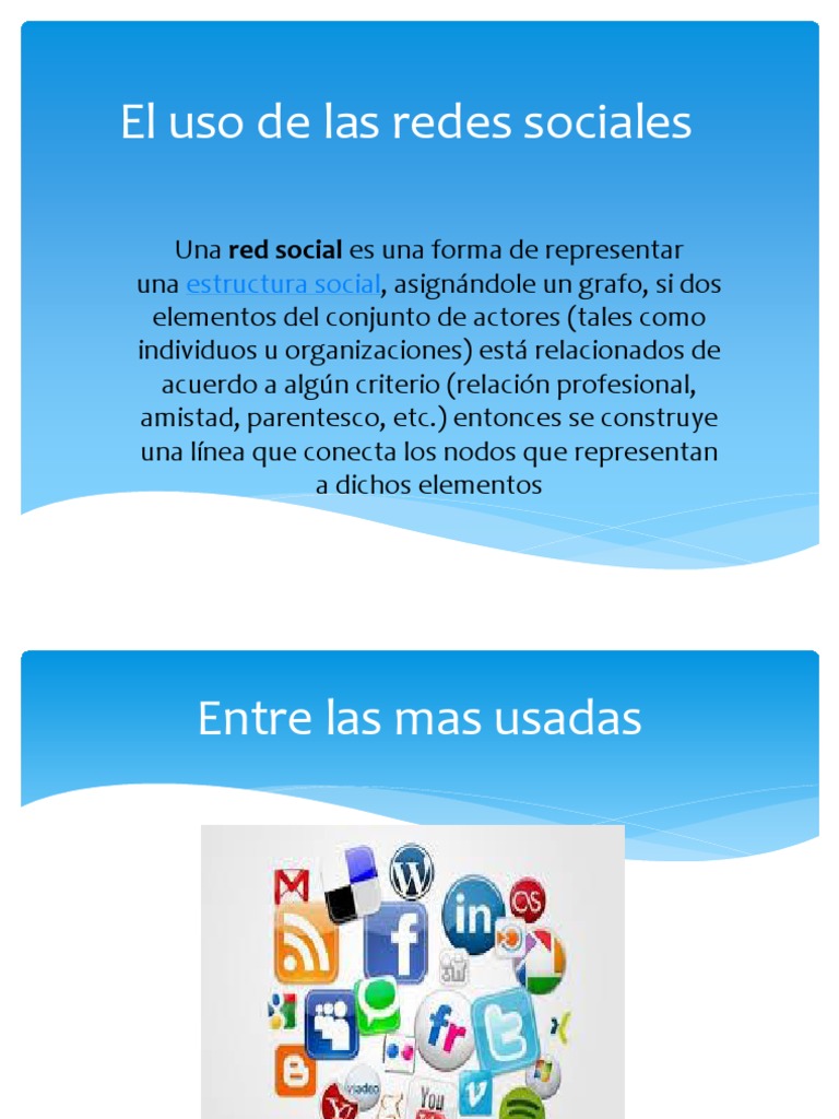 El Uso de Las Redes Sociales Hector Lara | PDF | Facebook | Gorjeo