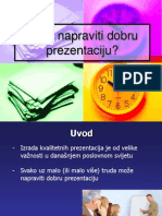 Upustvo Za PP Prezentacije