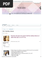 Download IUs Variety Shows _ WeHeartIU - IU _  _ Lee Jieun International Fan Forumiuiu by Bak Pao SN226461832 doc pdf