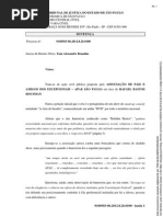 Sentença TJSP - APAE x Rafinha Bastos (Liberdade de Expressão)