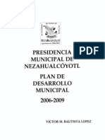 Plan de Desarrollo Municipal 2006 2009