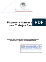 Normas APA para Trabajos Escritos de Investigacion