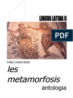 METAMORFOSIS: Perseu I Andròmeda Medea I Jasó Dèdal I Ícar