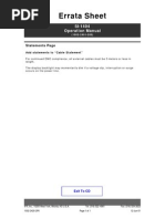 Errata Sheet: SI-1404 Operation Manual
