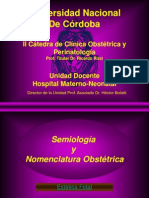 01-Semiologia y Nomenclatura Obstetrica