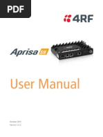 Aprisa SR User Manual 1.6.2