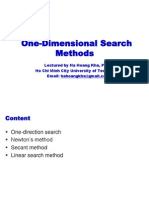 OP03a-One Dimensional Search Methods