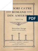 Nicolae Iorga - Scrisori Către Românii Din America - 1921 - 24