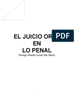 El Juicio Oral en Lo Penal