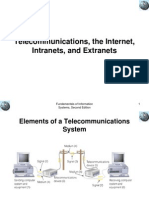 Telecommunications, The Internet, Intranets, and Extranets: Fundamentals of Information Systems, Second Edition 1