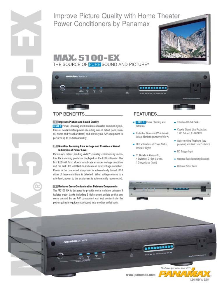 Panamax surge protector outlet