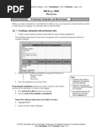 BTA3O1 - Productivity Software - Unit 2: Spreadsheet - Part