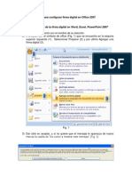 Guia para Configurar Firma Digital en Office 2007