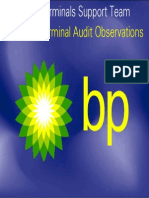 BP Group shipping audit findings under 40 chars