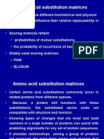 Amino Acid Substitution Matrices