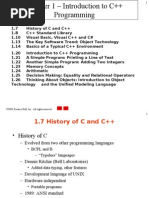 Chapter 1 – Introduction to C++ Programming