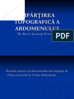 Impartirea Topografica a Abdomenului (2)