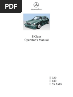 E-Class Operator’s Manual