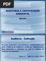 Auditorias Ambientais Resumo