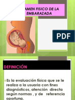 Examen físico embarazada