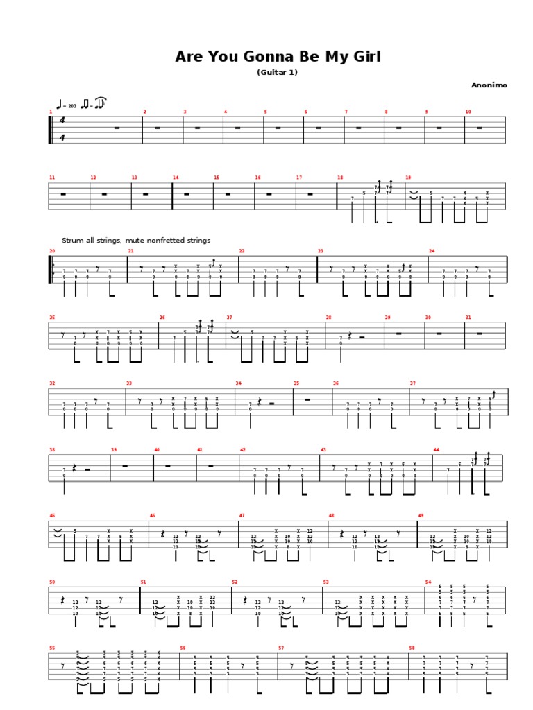 Jet Are You Gonna Be My Girl Music Theory Guitar Family Instruments