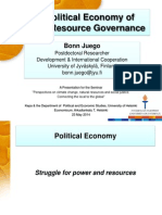 Bonn Juego (2014) "The Political Economy of Natural Resource Governance"