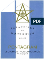 Biografie Paracelsus Theophrastus Von Hohenheim Tijdschrift Pentagram 1993 Nummer 6