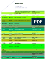 Lista de Nombres de Colores - Verdes PDF