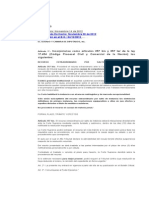 LEY 26.790. INCORPORACI+ôN ARTS. 257bis y 257 Ter en El CPCCN PER SALTUM