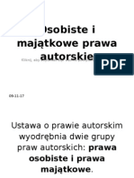 Osobiste I Majatkowe Prawa Autorskie