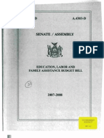 GN-13 - Education, Labor, Family Assistance Budget Bill 2007-08