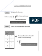 Ejemplos Didacticos de NUMEROS CUANTICOS