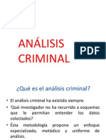 Análisis Criminal