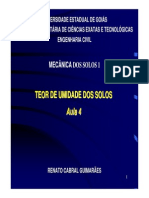 Aula 4.2 - Teor de Umidade