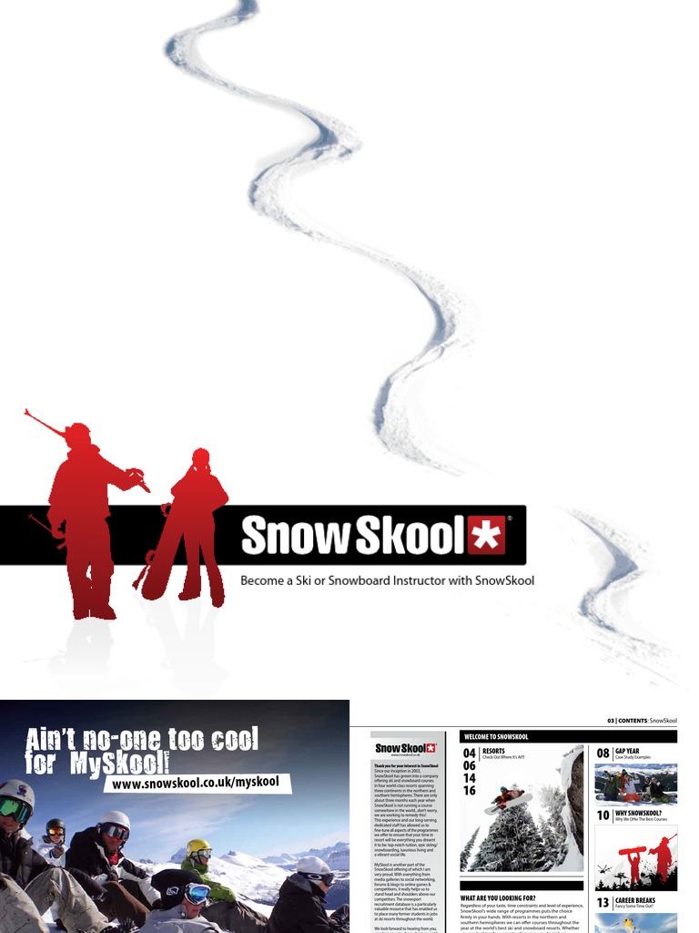 SnowSkool - Ski Instructor Courses - Snowboard Instructor Courses | PDF ...