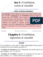 Chapitre Régression Corrélation Causalité