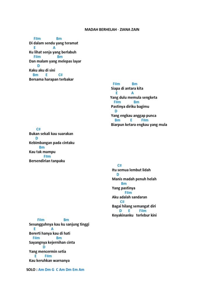 Kord Lagu Prektis Pdf