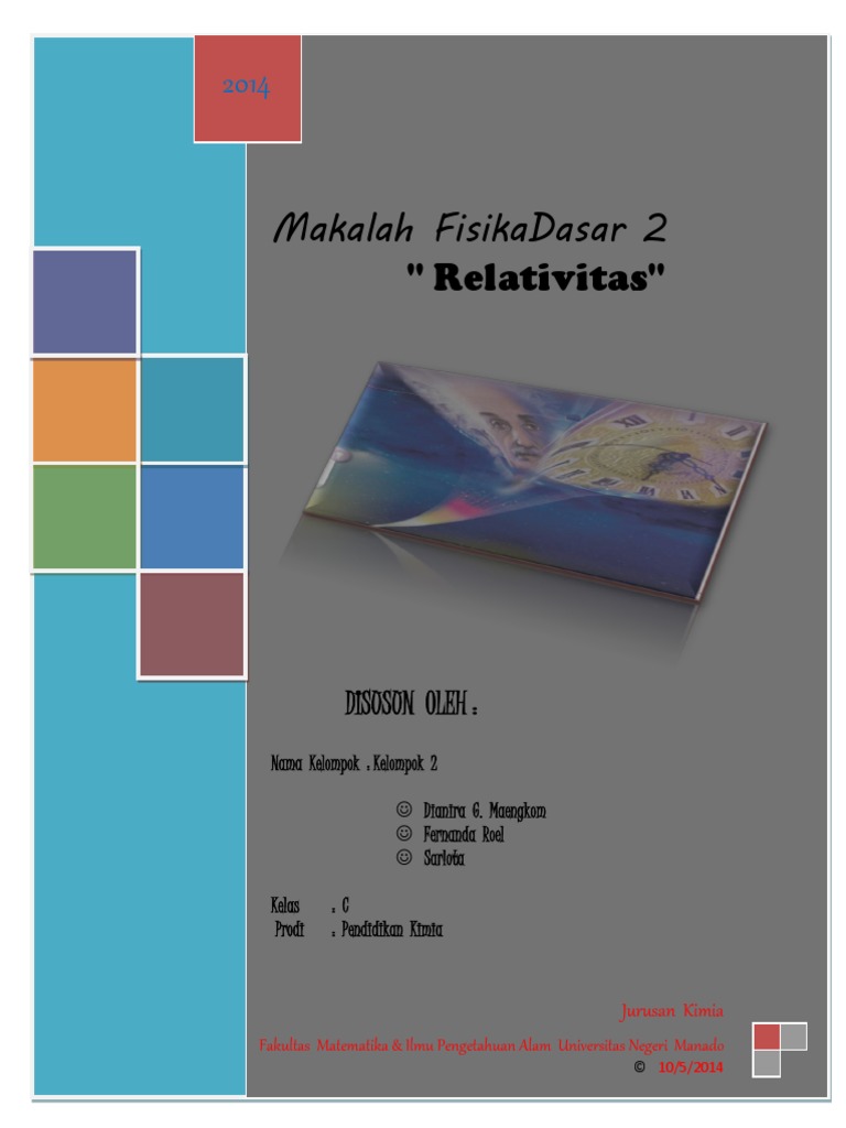 Makalah Fisika Dasar 2 Relativitas
