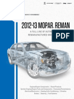 2012 2013 Mopar Reman Catalog