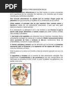 Alimentos Necesarios Para Una Buena Salud