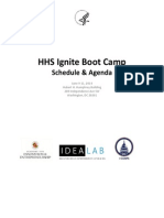 HHS Ignite 2014: The Boot Camp Agenda